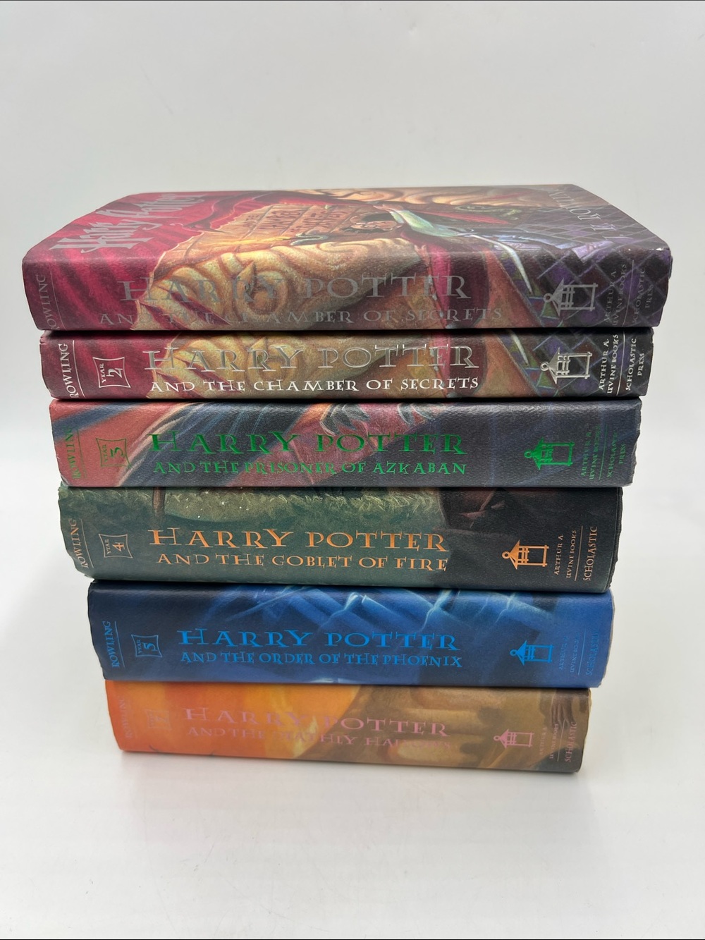 Harry Potter Hardcover Collection Books 1,2,3,4,5,&7
